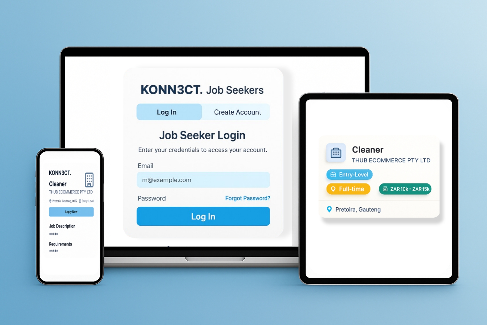 Konn3ct App features showcase